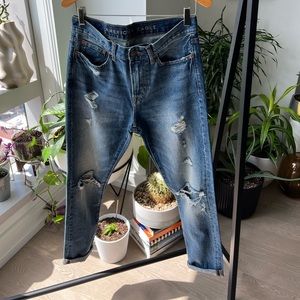 Mens American Eagle Dad Ripped Jeans - size 30x32